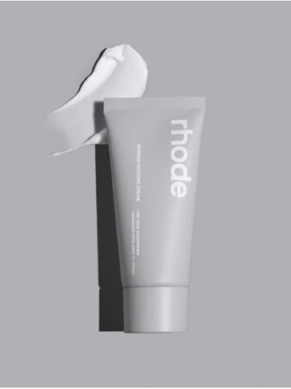 RHODE Barrier Restore Cream - Sage Gray Tube with White Cream
